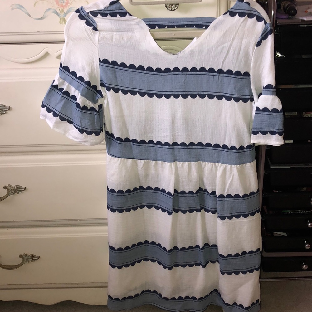 Nautical striped dress